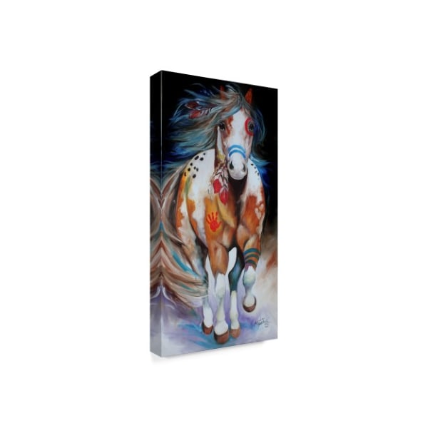 Marcia Baldwin 'Brave The Indian War Horse' Canvas Art,16x32